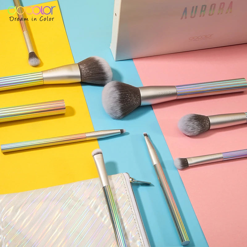 Docolor AURORA Makeup Brushes