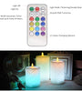 Dancing Flame LED Candle Light with RGB Remote Control