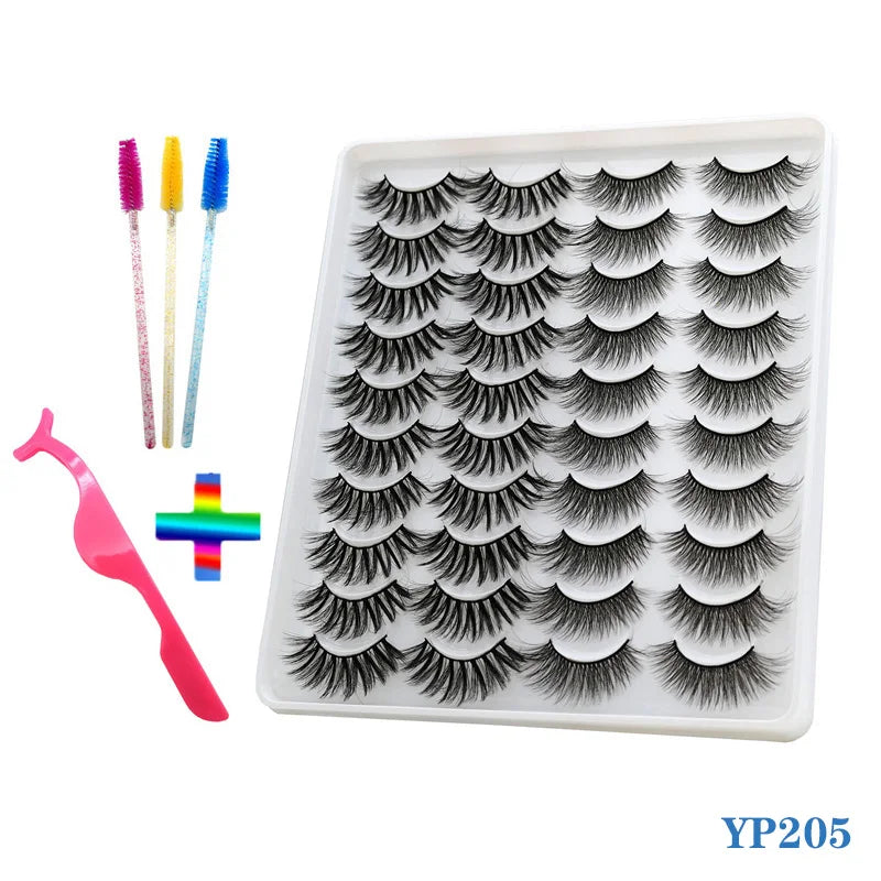 Natural Thick False Eyelashes Makeup Eyelash Extension Tool