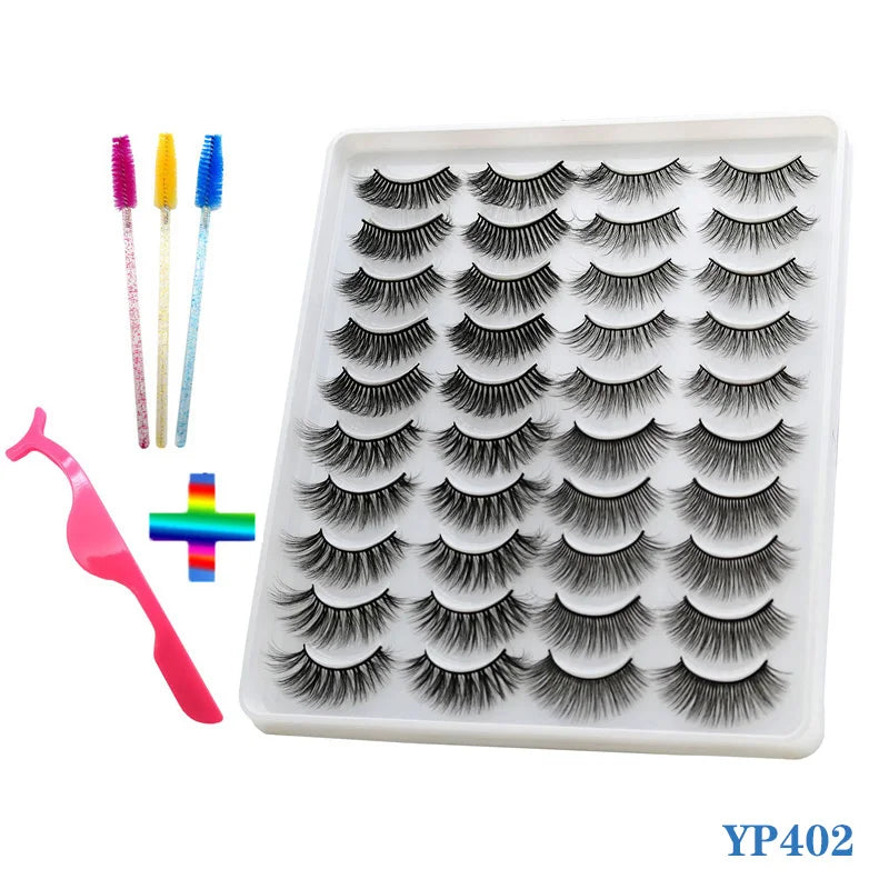 Natural Thick False Eyelashes Makeup Eyelash Extension Tool