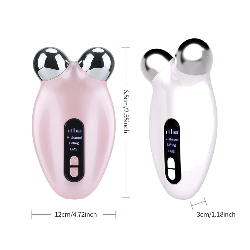 Micro-current Face-lifting Instrument Y-shaped V-face Beauty Device Facial Massager